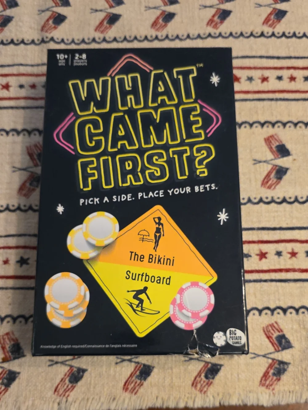 What Came First? Party Game - Black